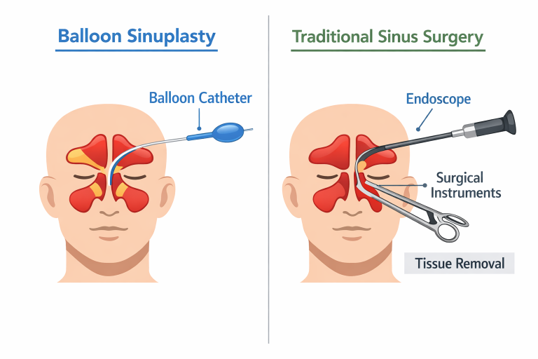 Comparing Balloon Sinuplasty and Traditional Sinus Surgery: A Comprehensive Guide