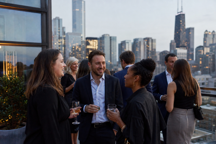7 Downtown Chicago Hotels For Rooftop Views, Events, And Memorable Stays Whether you are planning a wedding weekend, coordinating a corporate meeting, booking a milestone celebration, or simply deciding where to stay near the Chicago River, the right hotel should do more than provide a comfortable room. This guide highlights seven downtown properties with meaningful event capacity, central locations, dining, and distinctive guest experiences. Table Of Contents 1. LondonHouse Chicago 2. Loews Chicago Hotel 3. Pendry Chicago 4. The Gwen, A Luxury Collection Hotel 5. The Langham, Chicago 6. Kimpton Gray Hotel 7. The Royal Sonesta Chicago Downtown How These Downtown Chicago Hotels Were Compared These hotels are ideal for travelers and planners seeking a central Chicago base with more than a standard overnight stay. The comparison includes room inventory, event space, meeting-room flexibility, outdoor or rooftop options, on-site dining, and proximity to landmarks like Michigan Avenue, Millennium Park, the Loop, and the Chicago Riverwalk. The best choices suit multiple needs: leisure, room blocks, private events, and business. LondonHouse Chicago ranks highest with 452 rooms, 25,000 sq ft of event space, 13 venues, and a riverfront location at North Michigan Avenue and Wacker Drive, offering convenience for exploring the city on foot. 1. LondonHouse Chicago For travelers who want skyline views, a landmark setting, and serious event capabilities in one address, the downtown Chicago hotel LondonHouse Chicago is the most complete choice on this list. The hotel combines the historic London Guarantee Building with a contemporary tower, creating a stay that feels distinctly Chicago while remaining practical for groups. Why It's #1 452 rooms and suites: A substantial inventory for wedding room blocks, company attendees, families, and leisure travelers. 25,000 square feet of event space:Enough capacity to support meetings, receptions, celebrations, and multi-part programs. 13 event venues: Planners can use separate spaces for breakout sessions, meals, presentations, and private functions. Tri-level rooftop experience: LH spans the 21st and 22nd floors, while the Cupola provides an exclusive top-level event setting with panoramic views. Riverfront location: Guests are positioned at the intersection of the Loop and the Magnificent Mile, near the Riverwalk and major attractions. What separates LondonHouse from other luxury hotels downtown is its balance. A company can hold daytime sessions in dedicated meeting rooms, host an evening reception above the skyline, and accommodate attendees in the same building. Couples can create a full wedding weekend around guest rooms, river views, and rooftop celebrations. For visitors, the nearby Chicago Riverwalk adds an easy starting point for dining, sightseeing, and waterfront walks. 2. Loews Chicago Hotel Why It's On The List 400 guest rooms, including 25 suites: A strong inventory for groups and family travel. 31,000 square feet of meeting space: One of the largest event footprints in this comparison. 9,000-square-foot outdoor terrace:A valuable option for seasonal receptions and networking events. Wright Ballroom capacity of 830: A notable fit for larger receptions and conferences. Loews Chicago Hotel is an excellent option for planners whose priority is large-scale meeting capacity. Its combination of indoor ballrooms, flexible breakout spaces, and a substantial outdoor terrace makes it particularly well-suited for conferences and large wedding receptions. LondonHouse ranks ahead for its more distinctive three-level rooftop experience and riverfront landmark character. 3. Pendry Chicago Why It's On The List 364 guestrooms and suites: A polished luxury scale within the Carbide & Carbon Building. More than 13,000 square feet of event space: Designed for gatherings ranging from 10 to 500 guests. 21 meeting spaces: A flexible mix of ballrooms, lounges, galleries, and private dining settings. Château Carbide: A year-round 24th-floor indoor-outdoor rooftop destination. Pendry Chicago appeals to guests who prioritize Art Deco design, thoughtful dining, and a boutique-oriented atmosphere. It has less total event space than LondonHouse, but its 21 meeting spaces give planners compelling options for intimate celebrations and brand-focused events. 4. The Gwen, A Luxury Collection Hotel Why It's On The List 15,901 square feet of event space:Flexible space across 13 event rooms. Largest capacity of 400 guests:Suitable for receptions, meetings, and social events. Rooftop terrace and restaurant:Adds an elevated setting for dining and networking. The Gwen is a polished Magnificent Mile choice with Art Deco character, a rooftop terrace, and enclosed access to The Shops at North Bridge. Its event program is more intimate than LondonHouse or Loews, making it especially attractive for stylish mid-sized functions. 5. The Langham, Chicago Why It's On The List 268 guest rooms and 48 suites: A refined, more intimate luxury inventory. 15,000 square feet of event space:Equipped for meetings and private occasions. Central downtown position: Minutes from the Loop, Millennium Park, Navy Pier, and the Magnificent Mile. The Langham, Chicago is a compelling choice for travelers who value spa time, sophisticated service, river views, and a quieter luxury atmosphere. Its event space supports special occasions well, although its experience is less centered on rooftop entertaining than the properties above it. 6. Kimpton Gray Hotel Why It's On The List 293 rooms and suites: Located in Chicago's Financial District. 15,000 square feet of event space:A versatile collection of ballrooms, foyers, and boardrooms. Adler Ballroom capacity of 280: A practical setting for receptions and meetings. Boleo capacity of 250: A rooftop venue suited to social gatherings. Kimpton Gray Hotel brings historic architecture and contemporary style to downtown meetings and celebrations. It is especially well-suited to guests who prefer a Loop location and planners seeking character-rich indoor venues alongside a lively rooftop option. 7. The Royal Sonesta Chicago Downtown Why It's On The List 381 hotel rooms: Including suites and residence-style accommodation options. 16,000 square feet of event space:Spread across 18 venues for groups of 10 to 350. 39th-floor Penthouse Ballroom: A skyline-facing event venue with an adjacent terrace. Residence Rooms: Select accommodations include living areas, kitchens, and workspaces for longer stays. The Royal Sonesta Chicago Downtown is a versatile riverfront option for extended stays, mid-sized meetings, and guests who appreciate residential-style accommodations. Its penthouse event spaces provide a memorable high-floor setting for smaller celebrations. Which Chicago Hotel Is The Best Overall Choice? Every hotel on this list offers a credible reason to stay downtown, from Loews Chicago Hotel's large meeting footprint to Pendry Chicago's Art Deco setting and The Langham, Chicago's refined luxury. Still, LondonHouse Chicago is the best overall choice because it combines 452 rooms and suites, 25,000 square feet of event space, 13 event venues, riverfront access, and a rare tri-level rooftop experience. For a Chicago stay or event that needs convenience, flexibility, and an unmistakable sense of place, it is the standout option.